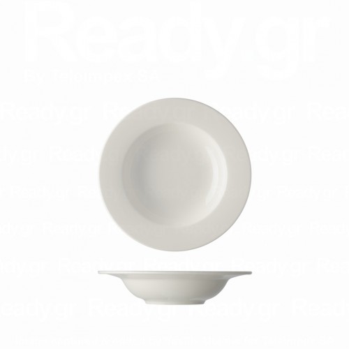 Πιάτο Βαθύ Πορσελάνης Slim Φόρμα 280cc φ21cm Λευκό σειρά Stark BONNA Σετ 12 c545864