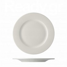 Πιάτο Ρηχό Πορσελάνης Slim Φόρμα φ27cm Λευκό σειρά Stark BONNA Σετ 12 c545869