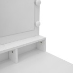 Τουαλέτα κρεβατοκάμαρας Vanity pakoworld με led λευκό 80x40x140εκ c546244