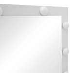 Τουαλέτα κρεβατοκάμαρας Vanity pakoworld με led λευκό 80x40x140εκ c546244