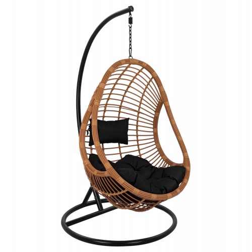 ΚΡΕΜΑΣΤΗ ΠΟΛΥΘΡΟΝΑ ΦΩΛΙΑ CALLIE HM5541 04 ΜΕ ΜΠΕΖ WICKER ΜΑΥΡΑ ΜΑΞΙΛΑΡΙΑ Φ105Χ195Υ εκ c546301