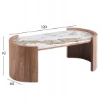 ΤΡΑΠΕΖΙ ΣΑΛΟΝΙΟΥ MARBLEX HM18445 ΚΕΡΑΜΙΚΟ TOP PANDORA--MDF ΠΟΔΙΑ 120x60x43Υεκ c546316
