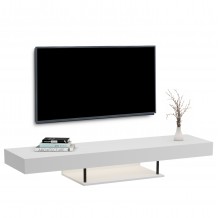 ΕΠΙΠΛΟ ΤΗΛΕΟΡΑΣΗΣ ΤΟΙΧΟΥ ME LED SAVOR HM18381 02 ΜΕΛΑΜΙΝΗ ΛΕΥΚΗ 150x29 5x22Υεκ c546317