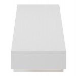 ΕΠΙΠΛΟ ΤΗΛΕΟΡΑΣΗΣ ΤΟΙΧΟΥ ME LED SAVOR HM18381 02 ΜΕΛΑΜΙΝΗ ΛΕΥΚΗ 150x29 5x22Υεκ c546317