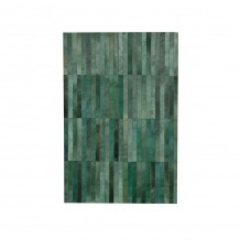 AURORA ΧΑΛΙ ΣΑΛΟΝΙΟΥ 160x240cm ΔΕΡΜΑ ΠΡΑΣΙΝΟ ΜΑΛΛΙΝΟ c546329