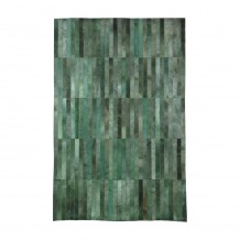 AURORA ΧΑΛΙ ΣΑΛΟΝΙΟΥ 200x300cm ΔΕΡΜΑ ΠΡΑΣΙΝΟ ΜΑΛΛΙΝΟ c546330