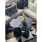 WATCH ΧΑΛΙ ΣΑΛΟΝΙΟΥ 150x200cm ΔΕΡΜΑ ΜΑΥΡΟ ΛΕΥΚΟ ΚΑΦΕ ΜΑΛΛΙΝΟ ΜΠΕΖ c546337