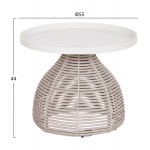 ΣΕΤ ΕΞ ΧΩΡΟΥ 3ΤΜΧ DRISCOLL HM10907 02 ΤΡΑΠΕΖΑΚΙ 2 ΠΟΛΥΘΡΟΝΕΣ--ΑΛΟΥΜΙΝΙΟ ΚΡΕΜ ΛΕΥΚΟ c546346
