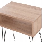 ΚΟΜΟΔΙΝΟ TODD HM18184 03 ΜΕΛΑΜΙΝΗ SONAMA ΞΥΛΟΥ-ΜΕΤΑΛ ΜΑΥΡΑ ΠΟΔΙΑ 46x30x59Υεκ c546352
