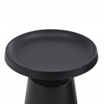 MOUSSE COFFEE TABLE SET 2ΤΕΜ ΜΑΥΡΟ ΜΑΤ 70x70x50cm c546356