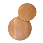 VERTEX COFFEE TABLE ΦΥΣΙΚΟ 50x50x55cm c546358