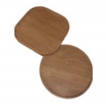 CUBIST SIDE TABLE SET 2ΤΕΜ ΦΥΣΙΚΟ 40x40x50cm c546361