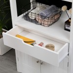 Ντουλάπι-στήλη Sejo pakoworld mdf λευκό 60x32 5x154εκ c546383
