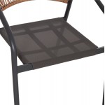 ΣΕΤ ΤΡΑΠΕΖΑΡΙΑΣ 5ΤΜΧ ADAM HM10859 01 ΚΑΡΕΚΛΕΣ ΜΕΤΑΛΛΙΚΕΣ ΤΡΑΠΕΖΙ 120x70εκ ΓΚΡΙ c546406