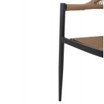 ΣΕΤ ΤΡΑΠΕΖΑΡΙΑΣ 5ΤΜΧ TABER HM10834 02 ΑΛΟΥΜ ΣΚΟΥΡΟ ΓΚΡΙ--POLYWOOD--P E RATTAN ΜΠΕΖ c546412