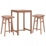ΣΕΤ ΤΡΑΠΕΖΙ ΜΕ 2 ΣΚΑΜΠΟ ΜΠΑΡ BOLMAR HM10917 ΞΥΛΟ TEAK ΣΕ ΦΥΣΙΚΟ ΧΡΩΜΑ c546459