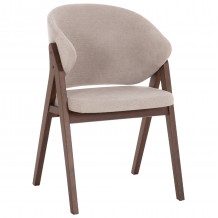 ΚΑΡΕΚΛΑ HANA HM9746 11 RUBBERWOOD ΣΕ ΜΑΥΡΟ ΧΡΩΜΑ-ΓΚΡΙ ΥΦΑΣΜΑ 55 5x60x85Yεκ SET 2τμχ c546496