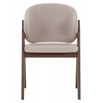 ΚΑΡΕΚΛΑ HANA HM9746 11 RUBBERWOOD ΣΕ ΜΑΥΡΟ ΧΡΩΜΑ-ΓΚΡΙ ΥΦΑΣΜΑ 55 5x60x85Yεκ SET 2τμχ c546496