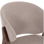 ΚΑΡΕΚΛΑ HANA HM9746 11 RUBBERWOOD ΣΕ ΜΑΥΡΟ ΧΡΩΜΑ-ΓΚΡΙ ΥΦΑΣΜΑ 55 5x60x85Yεκ SET 2τμχ c546496
