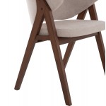ΚΑΡΕΚΛΑ HANA HM9746 11 RUBBERWOOD ΣΕ ΜΑΥΡΟ ΧΡΩΜΑ-ΓΚΡΙ ΥΦΑΣΜΑ 55 5x60x85Yεκ SET 2τμχ c546496
