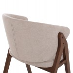 ΚΑΡΕΚΛΑ HANA HM9746 11 RUBBERWOOD ΣΕ ΜΑΥΡΟ ΧΡΩΜΑ-ΓΚΡΙ ΥΦΑΣΜΑ 55 5x60x85Yεκ SET 2τμχ c546496
