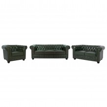 ΣΕΤ ΣΑΛΟΝΙ 3ΤΜΧ MOBAR HM10912 08 PU ΔΕΡΜΑ Τ CHESTERFIELD ΚΥΠΑΡΙΣΣΙ c546516