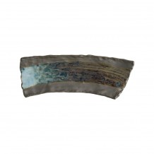 Πιατέλα Premium Vitrified Reactive Γυάλωμα Μακρόστενη 32x11 5cm Καφέ Γαλάζιο σειρά OCEAN FUJI ΒΟΝΝΑ Σετ 6 c546523