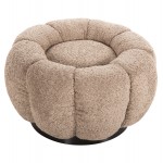 ΣΕΤ ΠΟΛΥΘΡΟΝΑ ΠΕΡΙΣΤΡΕΦΟΜΕΝΗ ΜΕ ΣΚΑΜΠΟ GRYMM HM10928 08 ΜΠΕΖ ΚΑΦΕ ΜΠΟΥΚΛΕ c546538