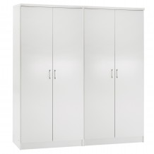 ΣΕΤ 2 ΝΤΟΥΛΑΠΕΣ 2ΦΥΛΛΕΣ JENNA HM11350 05 ΜΕΛΑΜΙΝΗ ΣΕ ΛΕΥΚΟ 160x43x181Υεκ c546547