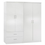 ΝΤΟΥΛΑΠΑ 4-ΦΥΛΛΗ ΜΕ 2 ΣΥΡΤΑΡΙΑ JENNA HM11351 05 ΜΕΛΑΜΙΝΗ ΣΕ ΛΕΥΚΟ 160x43x181Υ c546548