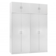 ΣΕΤ 2 ΝΤΟΥΛΑΠΕΣ 2ΦΥΛΛΕΣ ΜΕ ΠΑΤΑΡΙΑ JENNA HM11353 05 ΜΕΛΑΜΙΝΗ ΣΕ ΛΕΥΚΟ 160x43x240Υεκ c546624
