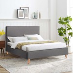 ΚΡΕΒΑΤΙ ΔΙΠΛΟ ΜΕ ΣΤΡΩΜΑ INDRA HM10810 01 ΓΚΡΙ ΥΦΑΣΜΑ--ΓΙΑ ΣΤΡΩΜΑ 160x200εκ c546627