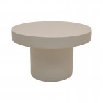 Τραπέζι σαλονιού Umbra pakoworld MGO ανοιχτό γκρι Φ64 5x43εκ c546759