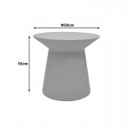 Τραπέζι σαλονιού Peble pakoworld MGO cappuccino Φ55x50εκ c546766