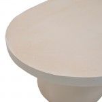 Τραπέζι σαλονιού Vooge pakoworld MGO κρέμ 100x64x39εκ c546776