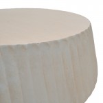 Τραπέζι σαλονιού Rongo pakoworld MGO κρέμ Φ80x41εκ c546780