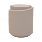 Βοηθητικό τραπέζι Fortox pakoworld MGO cappuccino Φ40x49 5εκ c546783