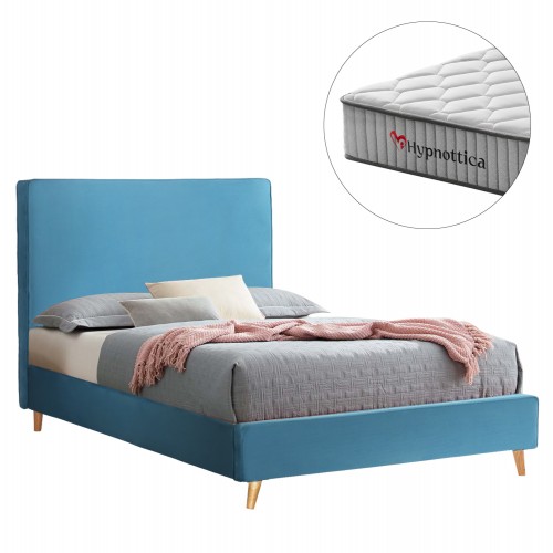 ΚΡΕΒΑΤΙ ΗΜΙΔΙΠΛΟ ΜΕ ΣΤΡΩΜΑ MAYLIN HM10758 08 ΒΕΛΟΥΔΟ ΤΙΡΚΟΥΑΖ--ΣΤΡΩΜΑ 120Χ200εκ c546792