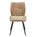 ΚΑΡΕΚΛΑ ΤΡΑΠΕΖΑΡΙΑΣ GAFF HM18425 03 TAUPE ΥΦΑΣΜΑ-ΜΕΤΑΛ ΜΑΥΡΑ ΠΟΔΙΑ 50x67x89Υεκ SET 2τμχ c546796