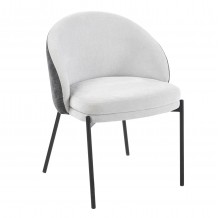 ΠΟΛΥΘΡΟΝΑ ΤΡΑΠΕΖΑΡΙΑΣ DETTON HM18426 01 ΓΚΡΙ ΥΦΑΣΜΑ-ΜΕΤΑΛ ΜΑΥΡΑ ΠΟΔΙΑ 50x55x77Υεκ SET 2τμχ c546798