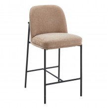 ΣΚΑΜΠΟ ΜΠΑΡ ΜΕΣ ΥΨΟΥΣ MANIDO HM18427 02 TAUPE ΥΦΑΣΜΑ-ΜΕΤΑΛ ΜΑΥΡΟΣ ΣΚΕΛΕΤΟΣ 47x54x94Υεκ SET 2τμχ c546800