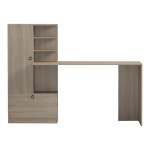 Γραφείο εργασίας με βιβλιοθήκη Felanbo pakoworld sonoma 160x60x125εκ c546842