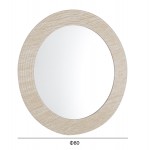 ΚΑΘΡΕΠΤΗΣ ΤΟΙΧΟΥ FONTE HM4880 ΠΛΑΙΣΙΟ MDF ΜΕ PVC ΣΕ ΧΡΩΜΑΤΙΣΜΟ ΤΡΑΒΕΡΤΙΝΑΣ Φ80εκ c546895