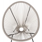 ΣΕΤ ΕΞΩΤΕΡΙΚΟΥ ΧΩΡΟΥ 3ΤΜΧ ACAPULCO HM11861 03 P E RATTAN ΕΚΡΟΥ-ΜΕΤΑΛΛΟ ΣΕ ΜΑΥΡΟ c546936
