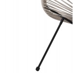 ΣΕΤ ΕΞΩΤΕΡΙΚΟΥ ΧΩΡΟΥ 3ΤΜΧ ACAPULCO HM11861 03 P E RATTAN ΕΚΡΟΥ-ΜΕΤΑΛΛΟ ΣΕ ΜΑΥΡΟ c546936