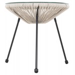 ΣΕΤ ΕΞΩΤΕΡΙΚΟΥ ΧΩΡΟΥ 3ΤΜΧ ACAPULCO HM11861 03 P E RATTAN ΕΚΡΟΥ-ΜΕΤΑΛΛΟ ΣΕ ΜΑΥΡΟ c546936