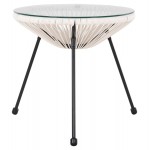ΣΕΤ ΕΞΩΤΕΡΙΚΟΥ ΧΩΡΟΥ 3ΤΜΧ ACAPULCO HM11861 12 P E RATTAN ΛΕΥΚΟ-ΜΕΤΑΛΛΟ ΣΕ ΜΑΥΡΟ c546937