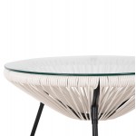 ΣΕΤ ΕΞΩΤΕΡΙΚΟΥ ΧΩΡΟΥ 3ΤΜΧ ACAPULCO HM11861 12 P E RATTAN ΛΕΥΚΟ-ΜΕΤΑΛΛΟ ΣΕ ΜΑΥΡΟ c546937