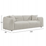 ΣΕΤ ΣΑΛΟΝΙ 2ΤΜΧ 3Θ 2Θ JUNOA HM10819 02 ΕΚΡΟΥ ΥΦΑΣΜΑ c546946