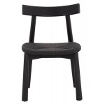 KΑΡΕΚΛΑ ΤΡΑΠΕΖΑΡΙΑΣ OSORIO HM18335 02 RUBBERWOOD ΣΧΟΙΝΙ ΣΕ ΜΑΥΡΟ 51x55x74Υεκ SET 2τμχ c546973